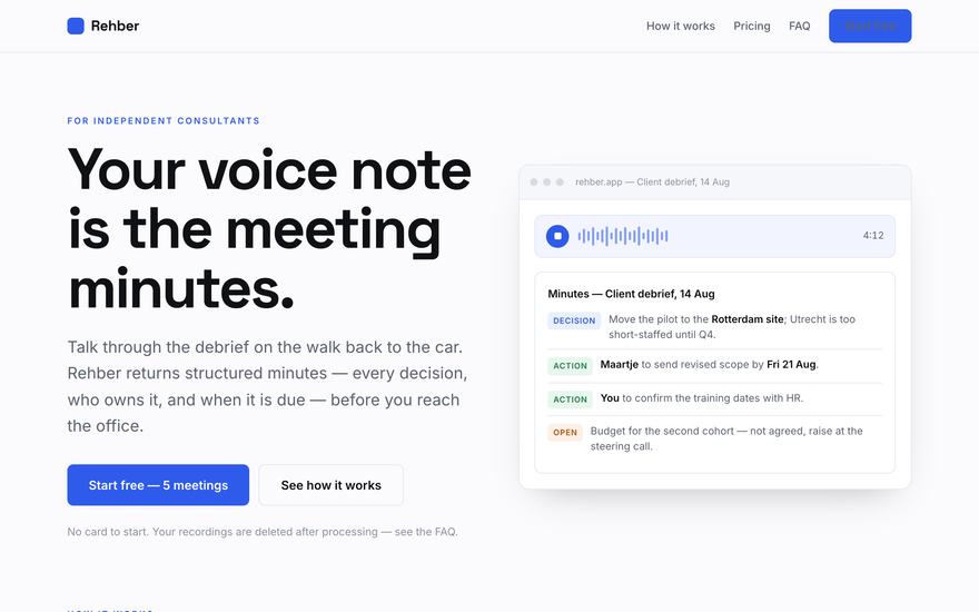 The Product track